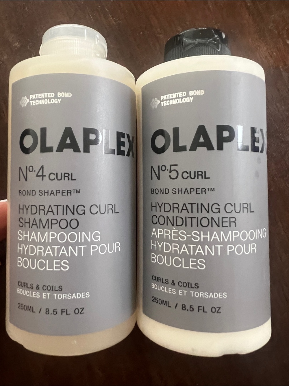 OLAPLEX Hydrating Curl Shampoo & Conditioner - Gray, White, Black